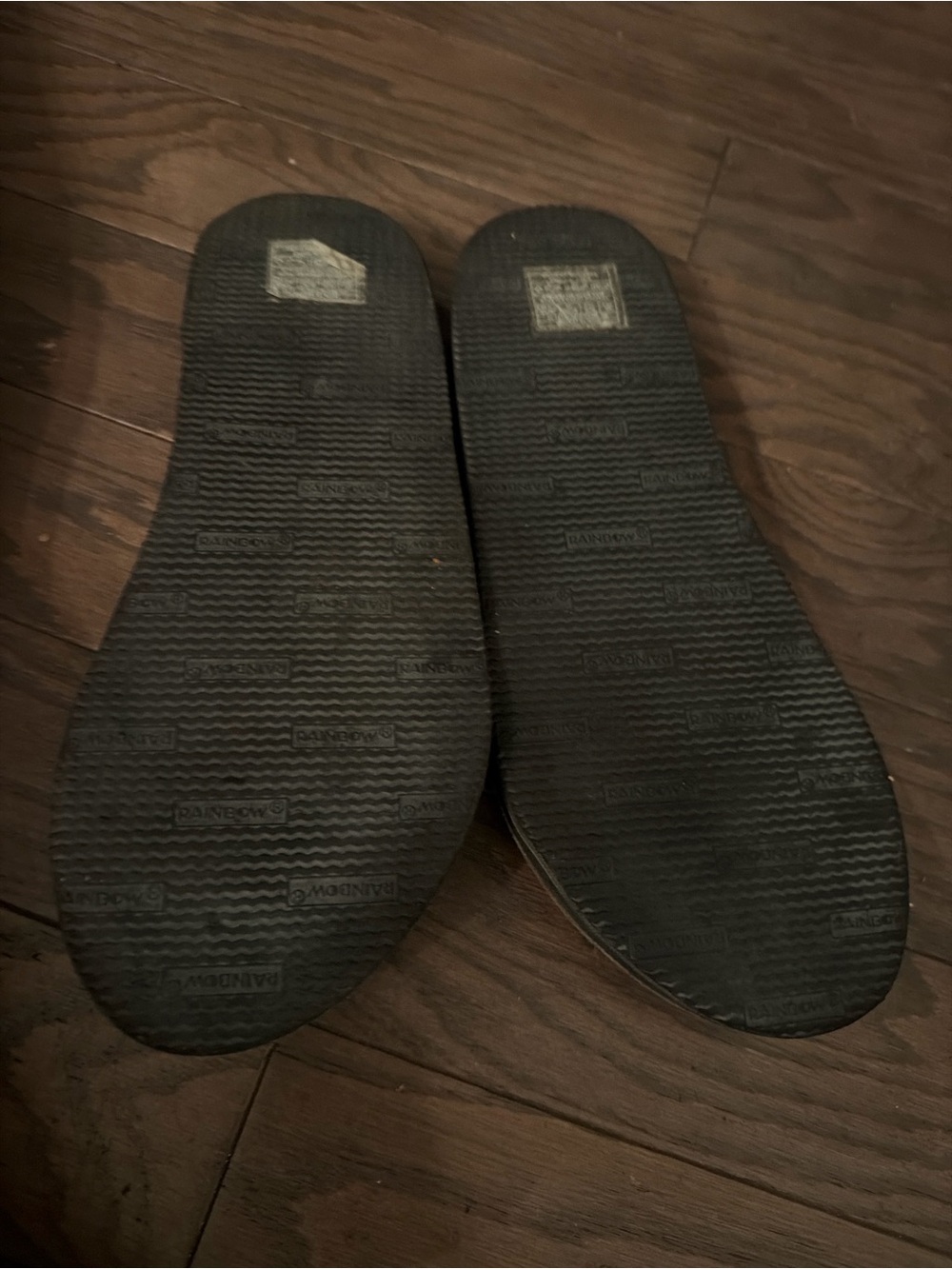 Rainbow Flip Flops men sz 10,5 - Picture 4 of 4